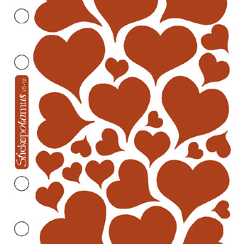 Foil Heart Stickers JS-17474
