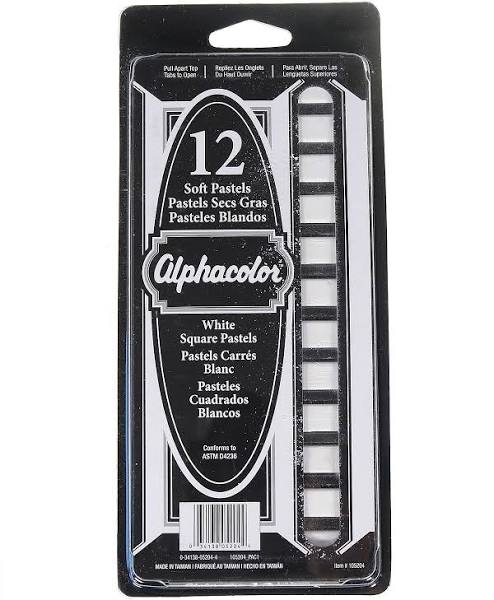 Soft Pastel Alphacolor White Soft Pastels Arts & Crafts JS-17789_1d708b7d-81ac-4136-84f1-12c6bd9bc7b1