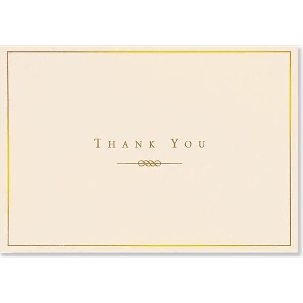 Boxed Thank You Notes MB-15121