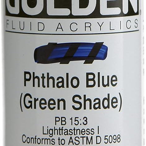 Fluid Acrylic Paint Vir Green 1Oz MG-1027