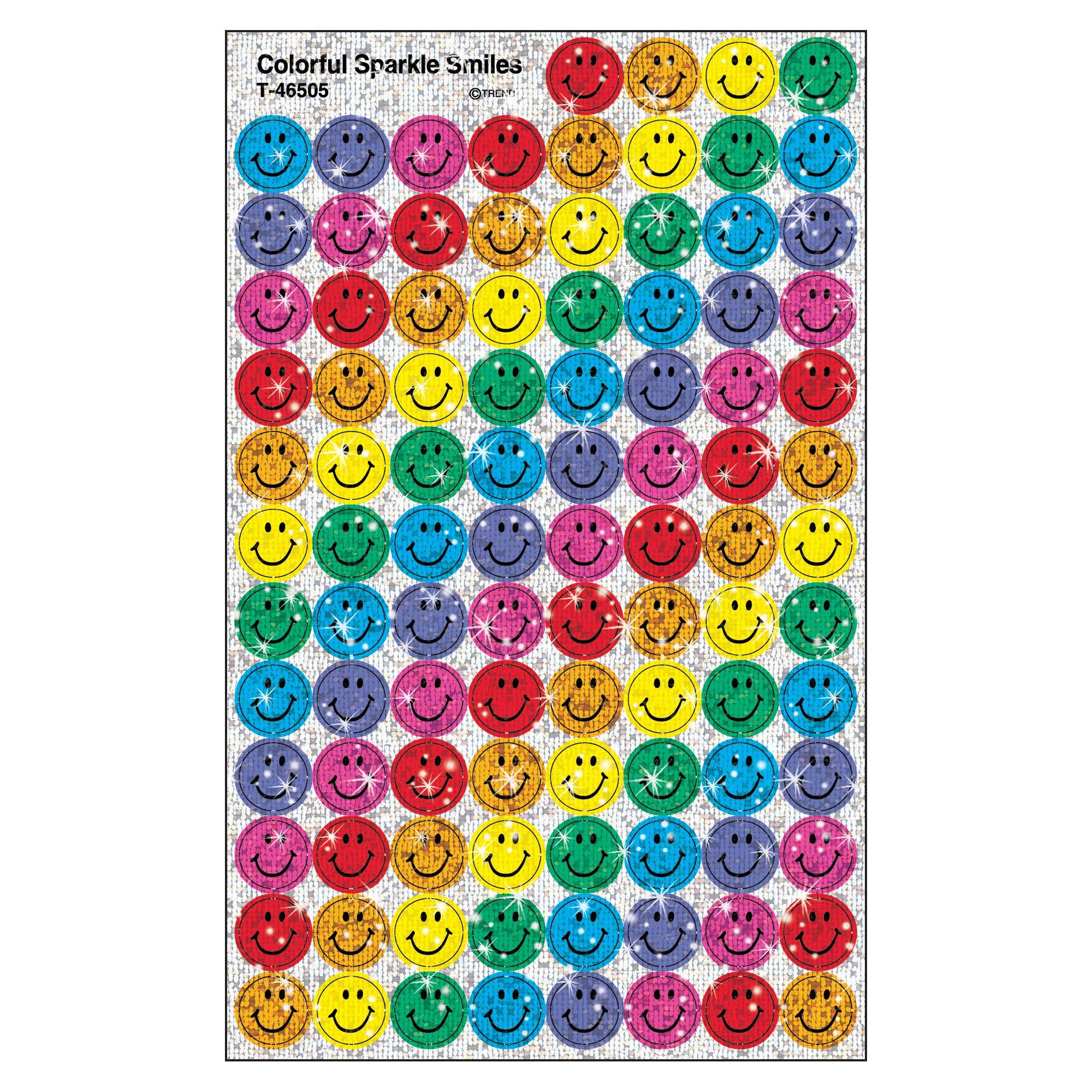 Sticker Colorful Sparkle Smiles MW-10096