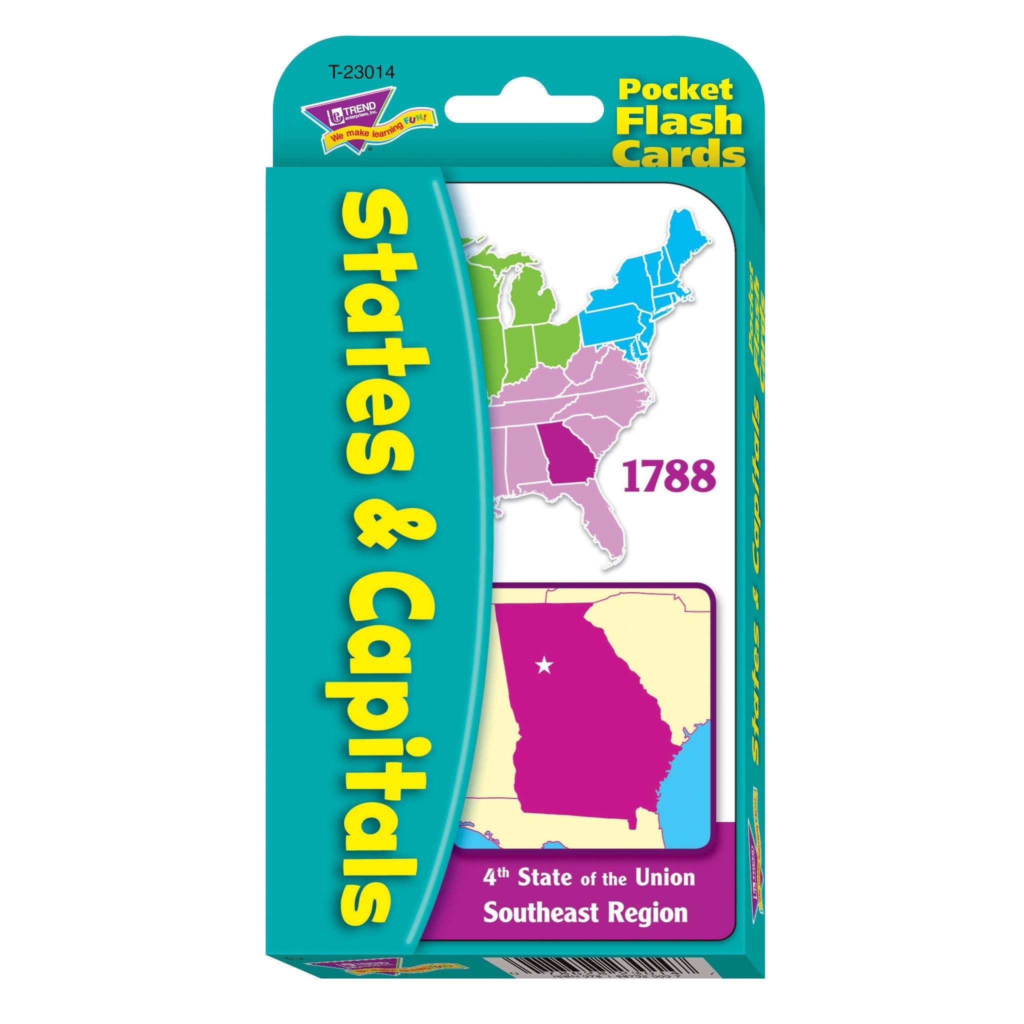 Flash Card States & Capitals Flash Cards MW-10111