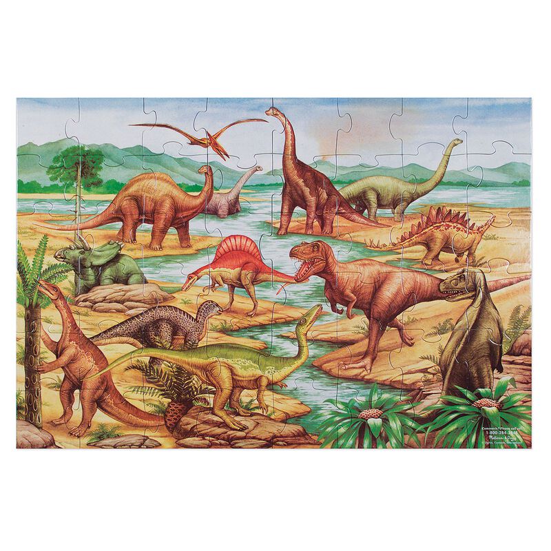 M&D Dinosaur Floor Puzzle 48 Pc Melissa & Doug MW-11182_30e5a2fa-66e5-4102-b754-36457aca1d32