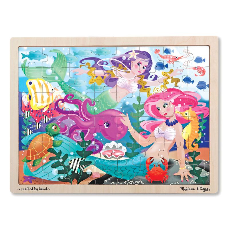 M&D Mermaid Fantasea Wooden Puzzle Melissa & Doug MW-11184_06babf87-f972-4461-988e-81f5c0f4f7d9