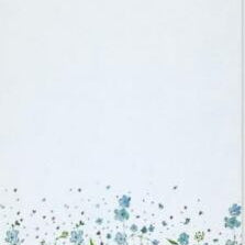 Blue Flowers Boxed Stationery MW-11287