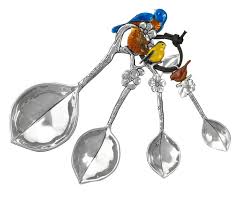 Measuring Spoons Birds Leaf MW-11334