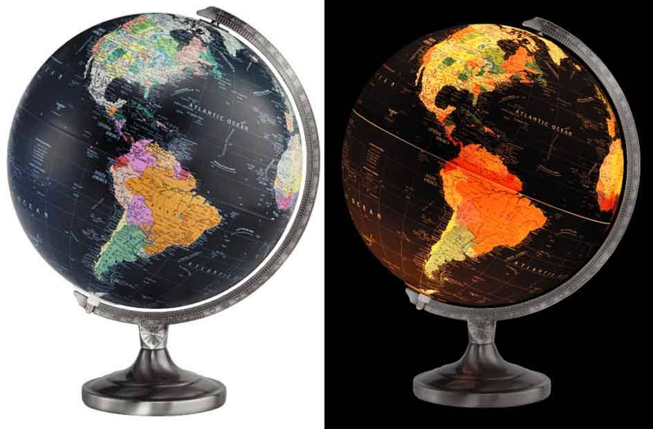 Globe Orion 12" Black Globe Illumina MW-11722_a9684d7f-8814-4886-97a7-c0c351c35876