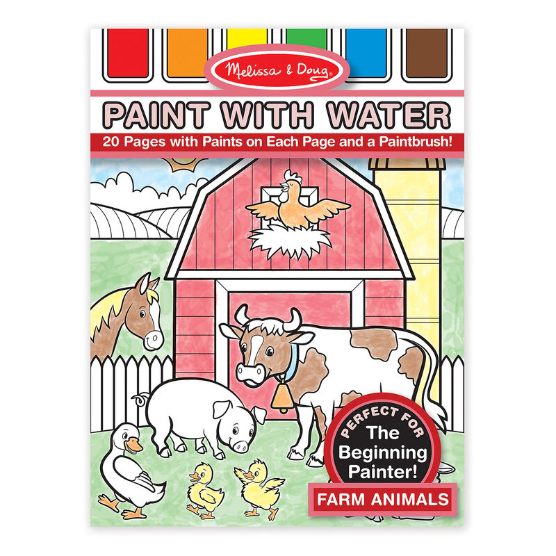 M&D Farm Animals Paint With Water Melissa & Doug MW-12251_31518579-e928-440f-b50b-71e737a49543