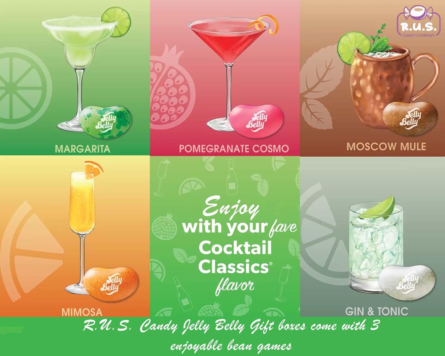 Jelly Belly - Cocktail Classics Beans 7.5Oz MW-12823_2