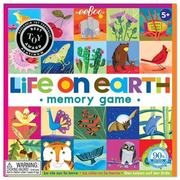 Life On Earth Square Matching Game MW-13391