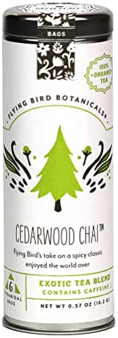 Flying Bird Botanicles Tea - Cedarwood Chai 6 Bag MW-13455_360a8c94-3fbf-41ed-b74b-cb0c782fafe4