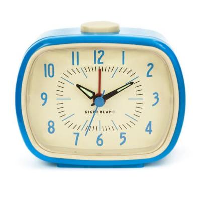 Blue Retro Alarm Clock MW-13609
