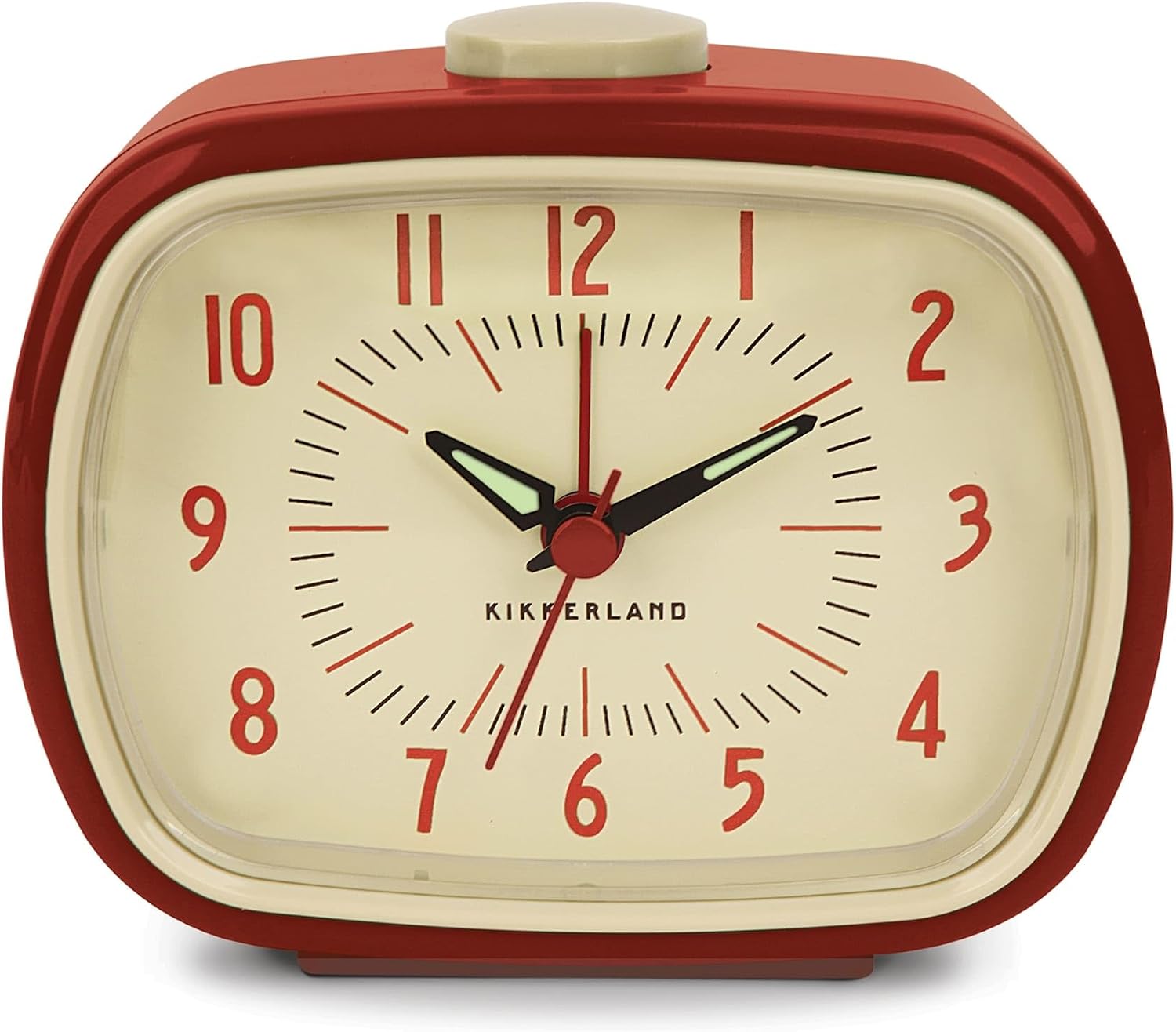 Kikkerland Red Retro Alarm Clock 50 MW-13684