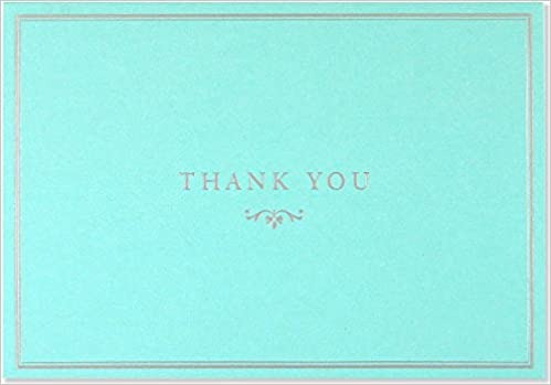 Blue Elegance Thank You Notes MW-13889
