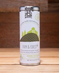Flying Bird Botanicals - Farm & Forest - 6 Tea Bag Tin - Herbal Blend MW-14033