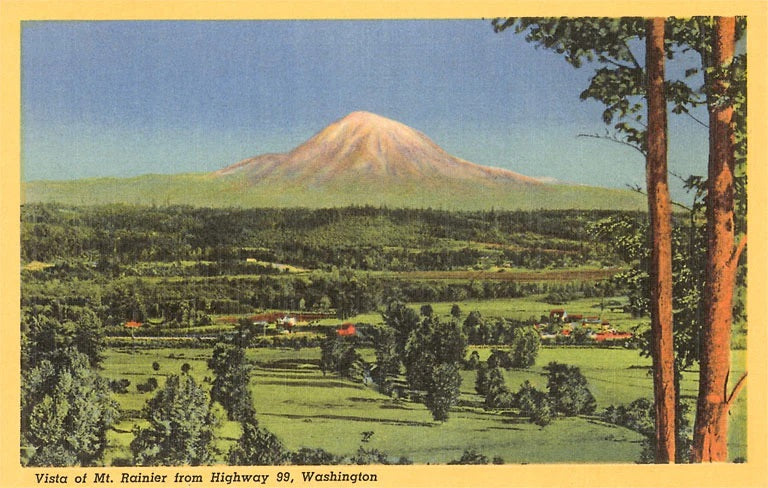 Mt Rainier Postcard MW-14346