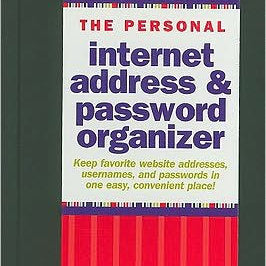 Password Logbook Black MW-14558