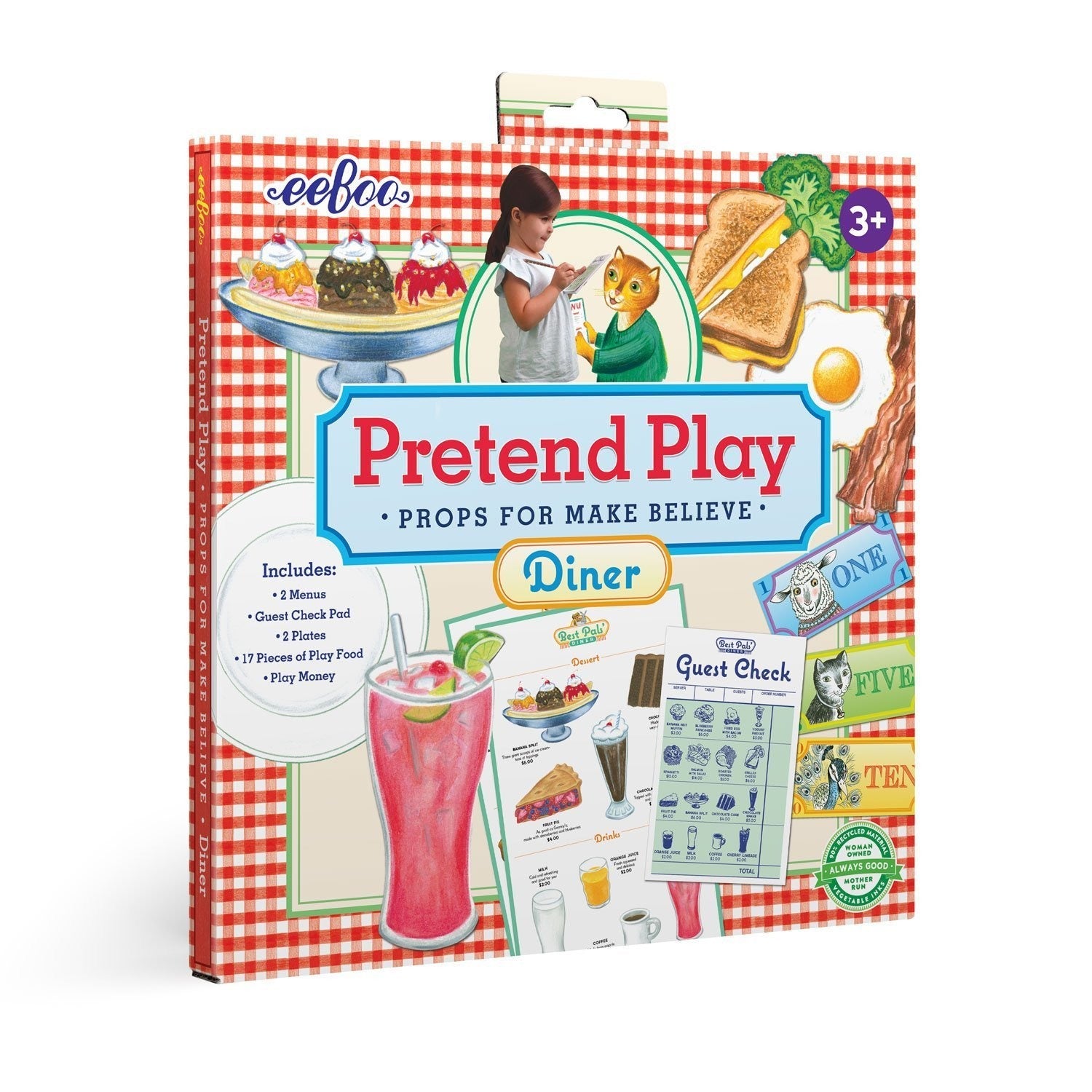 Eeboo Pretend Play Diner MW-14705