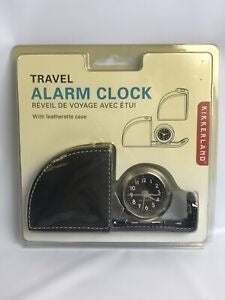 Kikkerland Travel Alarm Clock Analog MW-15326