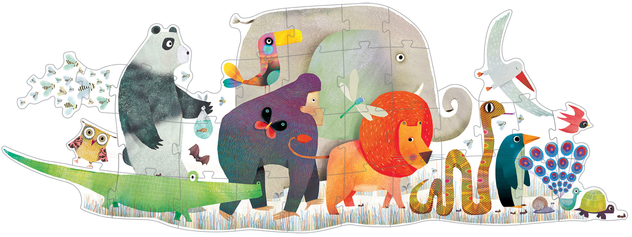 Animal Parade Puzzle 36 Pc MW-15342