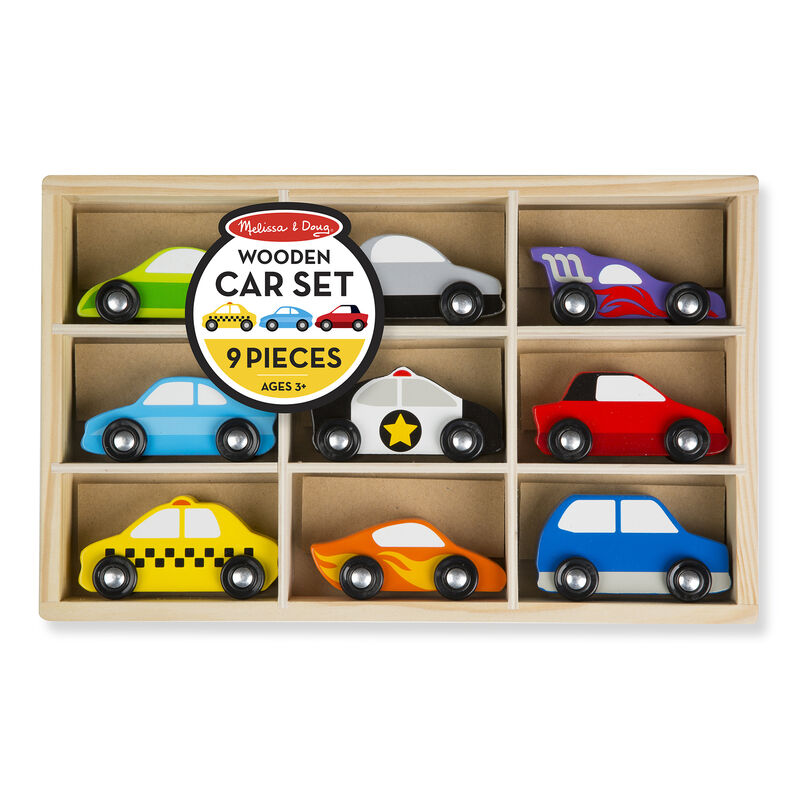 M&D Wooden Car Set Melissa & Doug MW-15519_879232a9-52c8-4d75-84a7-3af529ed73ed