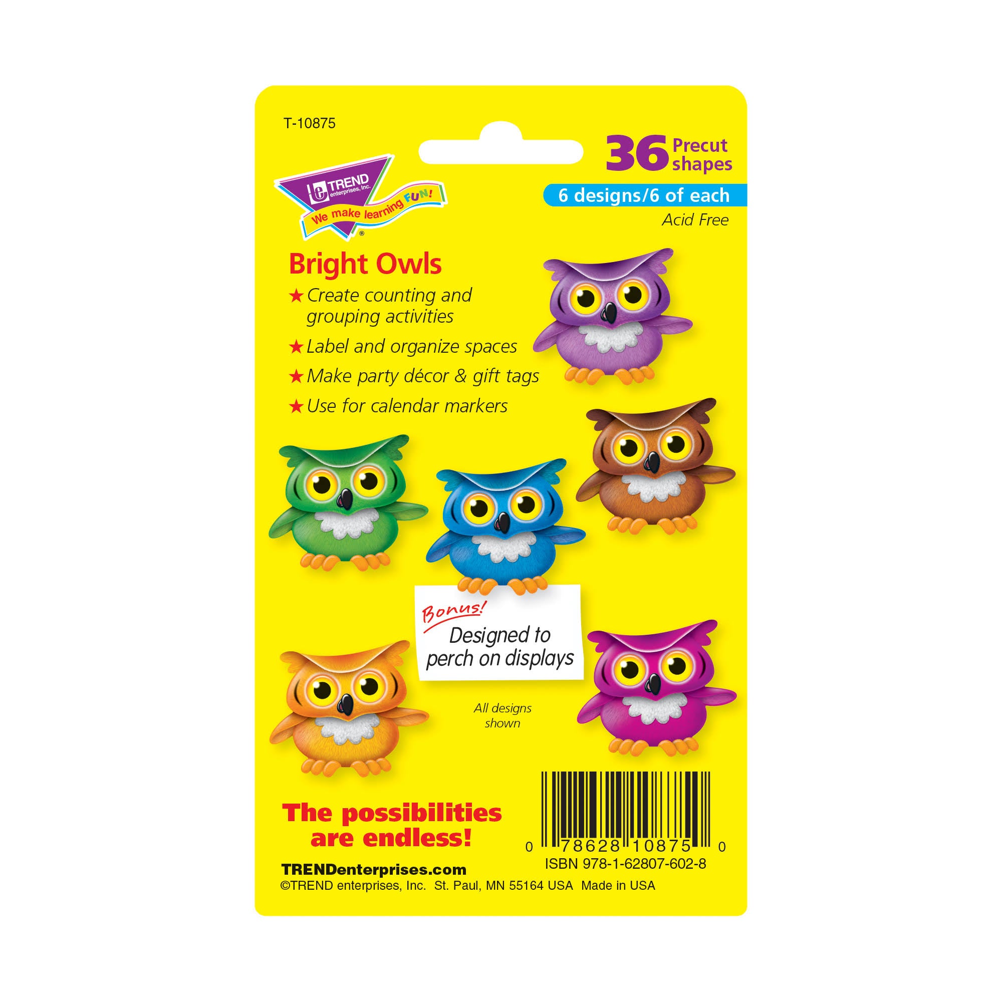 Mini Accents Owl Variety Pack MW-15553