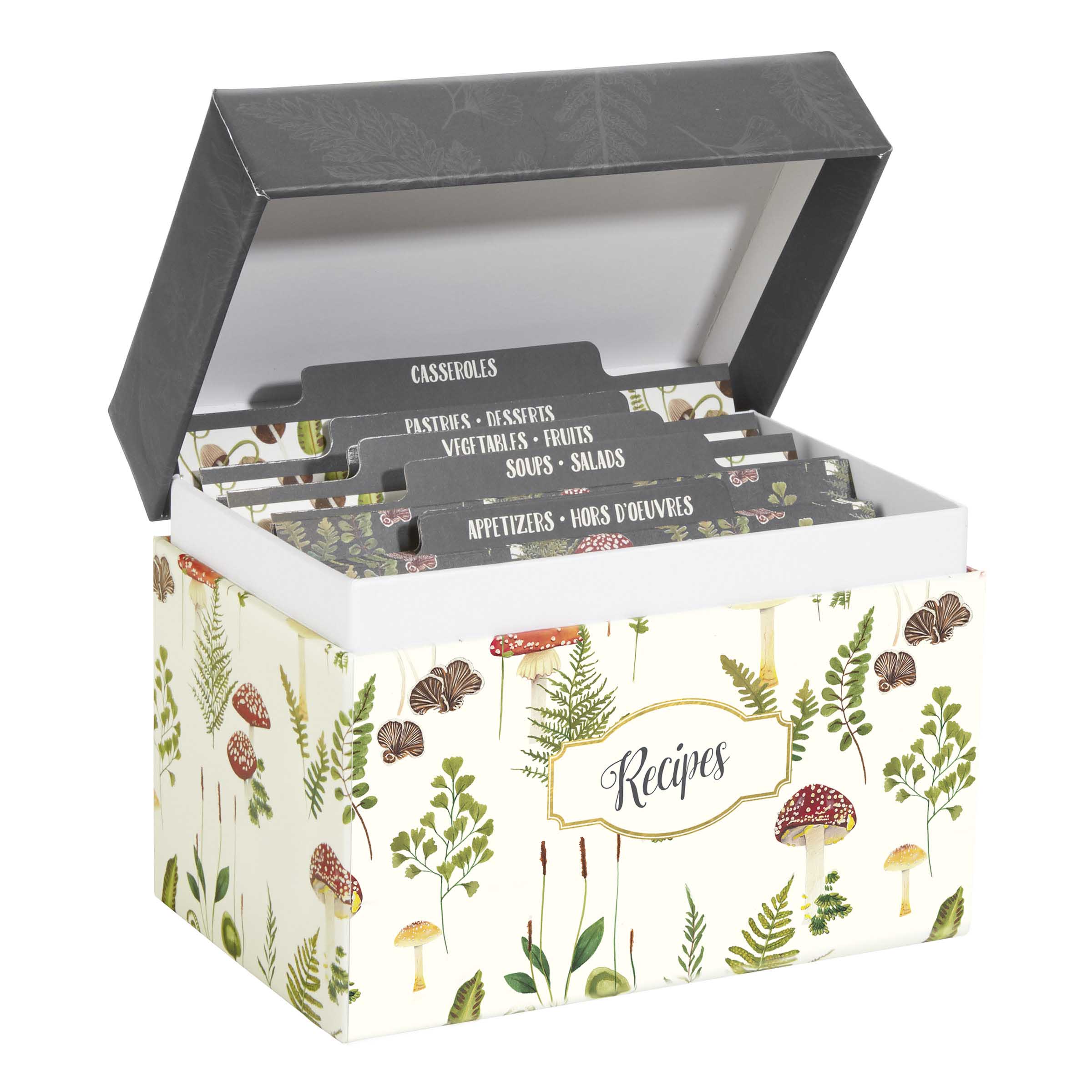 Recipe Bx Recipe File Box Botanical MW-16159