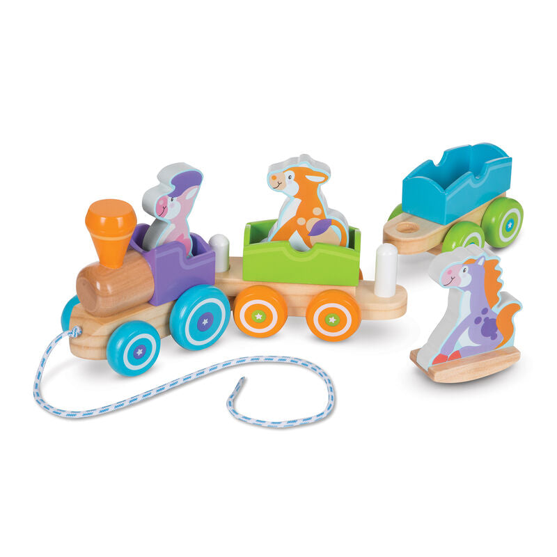 M&D Farm Animals Pull Train Melissa & Doug MW-16322_516a5617-4930-4a4b-8fcf-49cb52b6df81