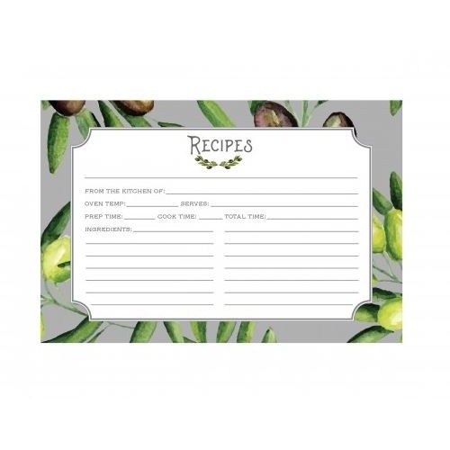 Recipe Cards Olive MW-16432_cfee8740-981b-4486-8c01-7487e7c25d23