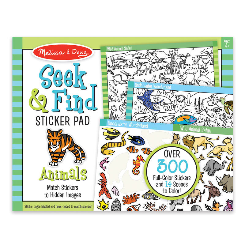 Melissa & Doug - Sticker Pad Animals MW-16549_22a1355e-ed85-466b-b535-90187f9a66a3