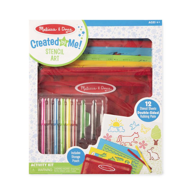 M&D Stencil Activity Set Melissa & Doug MW-16553_dadf7518-fc6c-44ce-85bf-343eeae7a65c