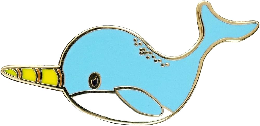 Enamel Pin Narwhal MW-16818_24be9efa-21cf-47e8-b09e-9d3551d022fe