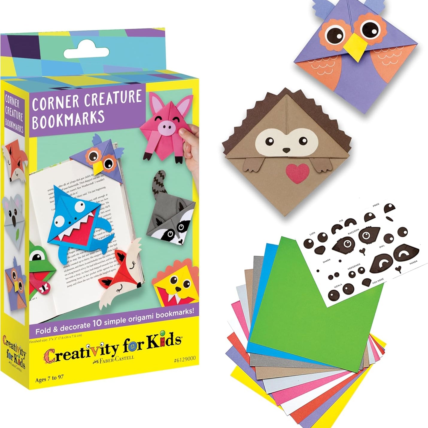 Corner Creature Bookmarks MW-16826