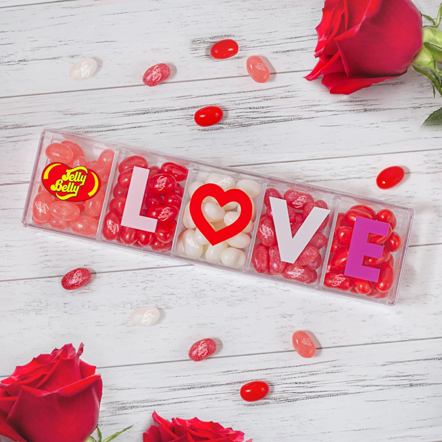 Jelly Belly Jelly Beans 4Oz Clear Gift Box Love MW-16950