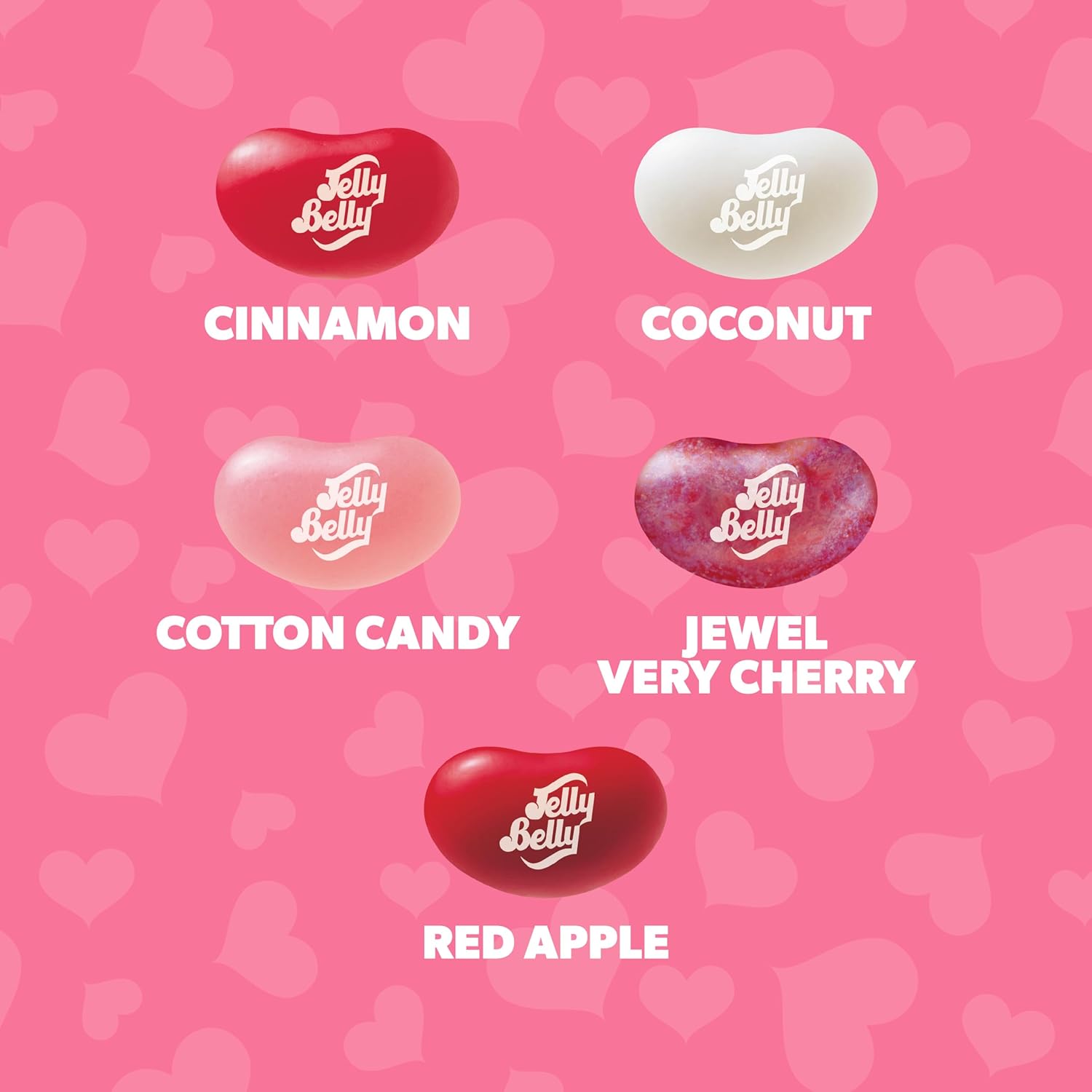 Jelly Belly Jelly Beans 4Oz Clear Gift Box Love MW-16950_2