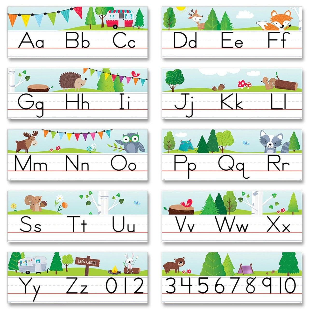 Woodland Friends Alphabet Line MW-17020
