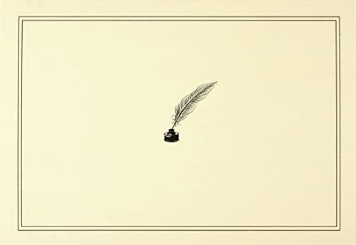 Note Cards Quill Pen MW-17031