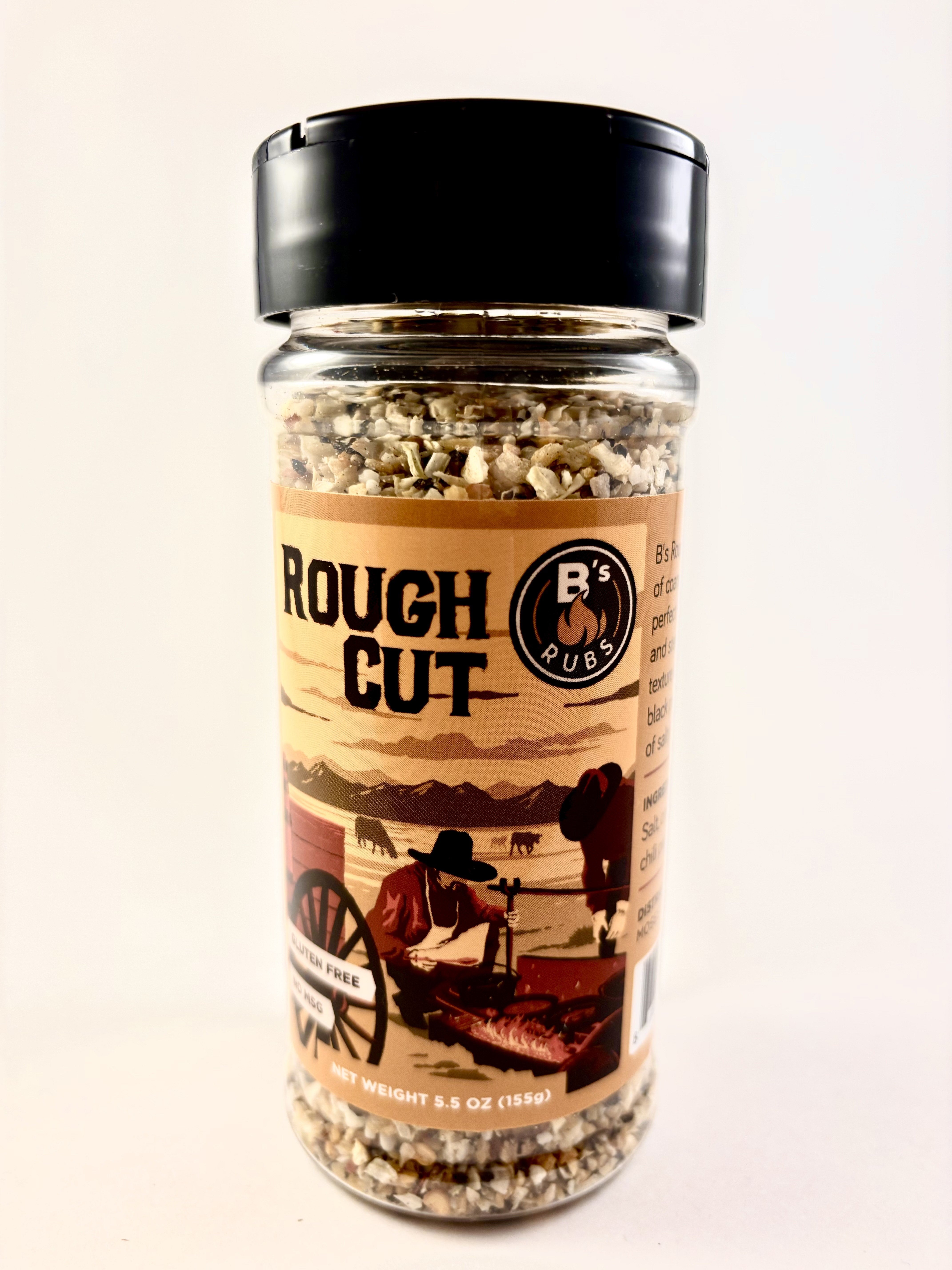 B's Rubs Rough Cut Seasoning 5Oz MW-17085_710410a4-7fe6-43c8-9897-7a674e7f3b99