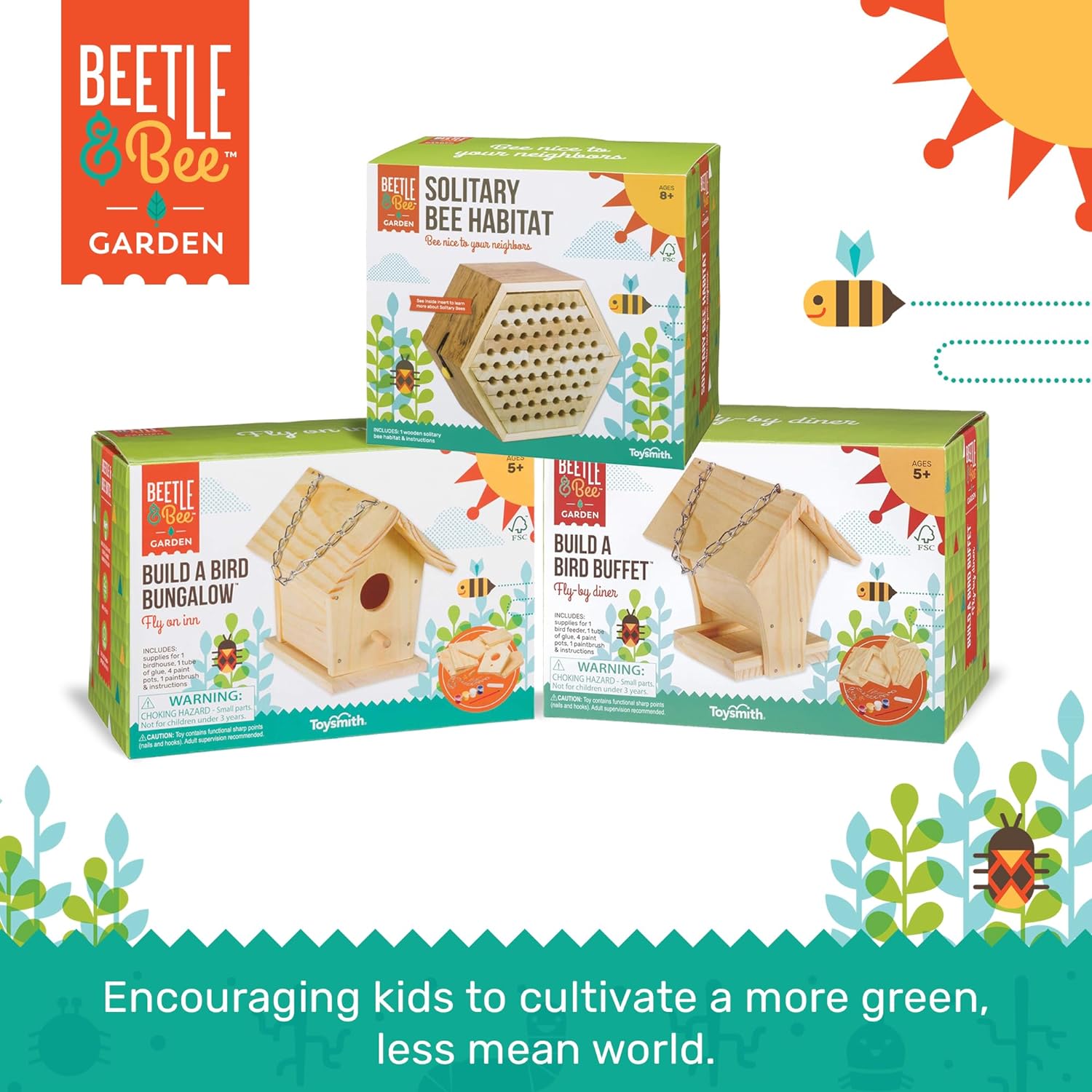 Build A Bird Bungalo House Toysmith MW-17235_5