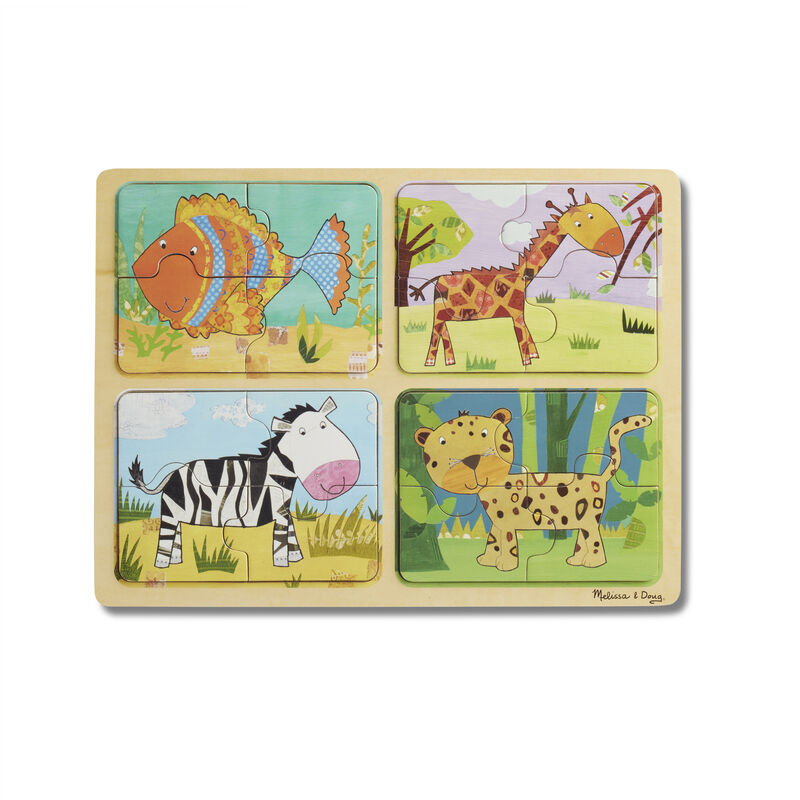 M&D Wooden Puzzle Animal Patterns Melissa & Doug MW-17255_27279385-7b12-41d6-9aab-5b3a5d4d6352