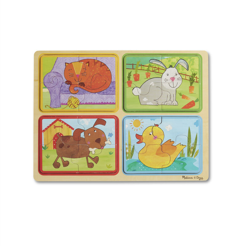 M&D Wooden Puzzle Playful Pals Melissa & Doug MW-17257_ca6c7bc3-febc-4418-8a80-d7fd17ad218e