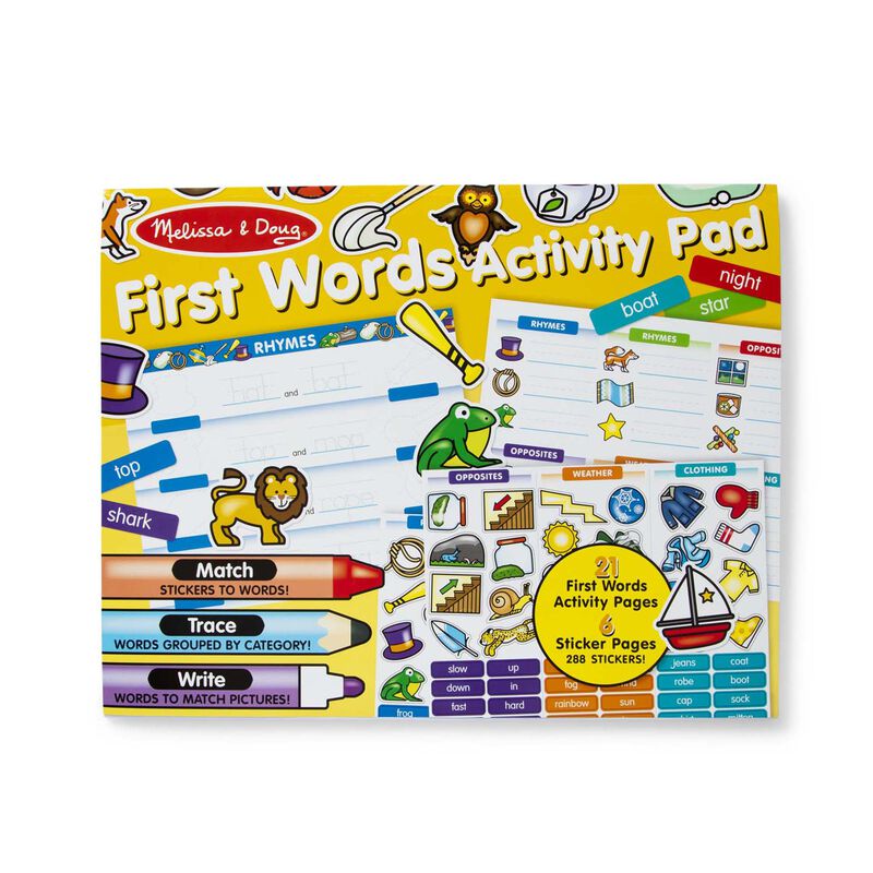 M&D First Words Activity Pad Melissa & Doug MW-17286_863c0746-a9b5-4eb2-8e0d-3cb080ce941b