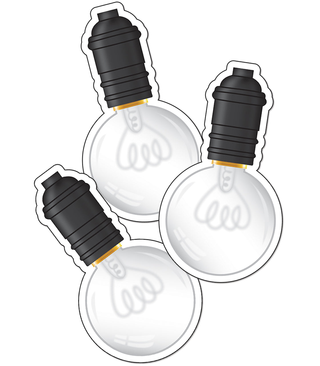 Cut Out Light Bulb MW-17435