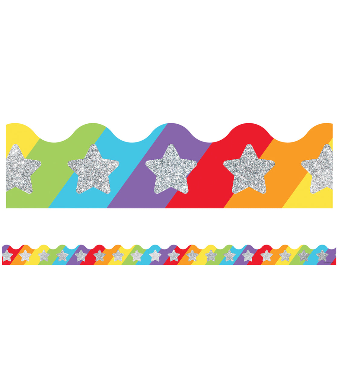 Border Glitter Stars MW-17450