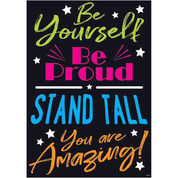 Poster Be Yourself Classroom Poster MW-17507_8e10040d-94dd-4592-a0af-898abbe96f87