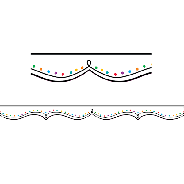 Border Dotted Swirl MW-17515