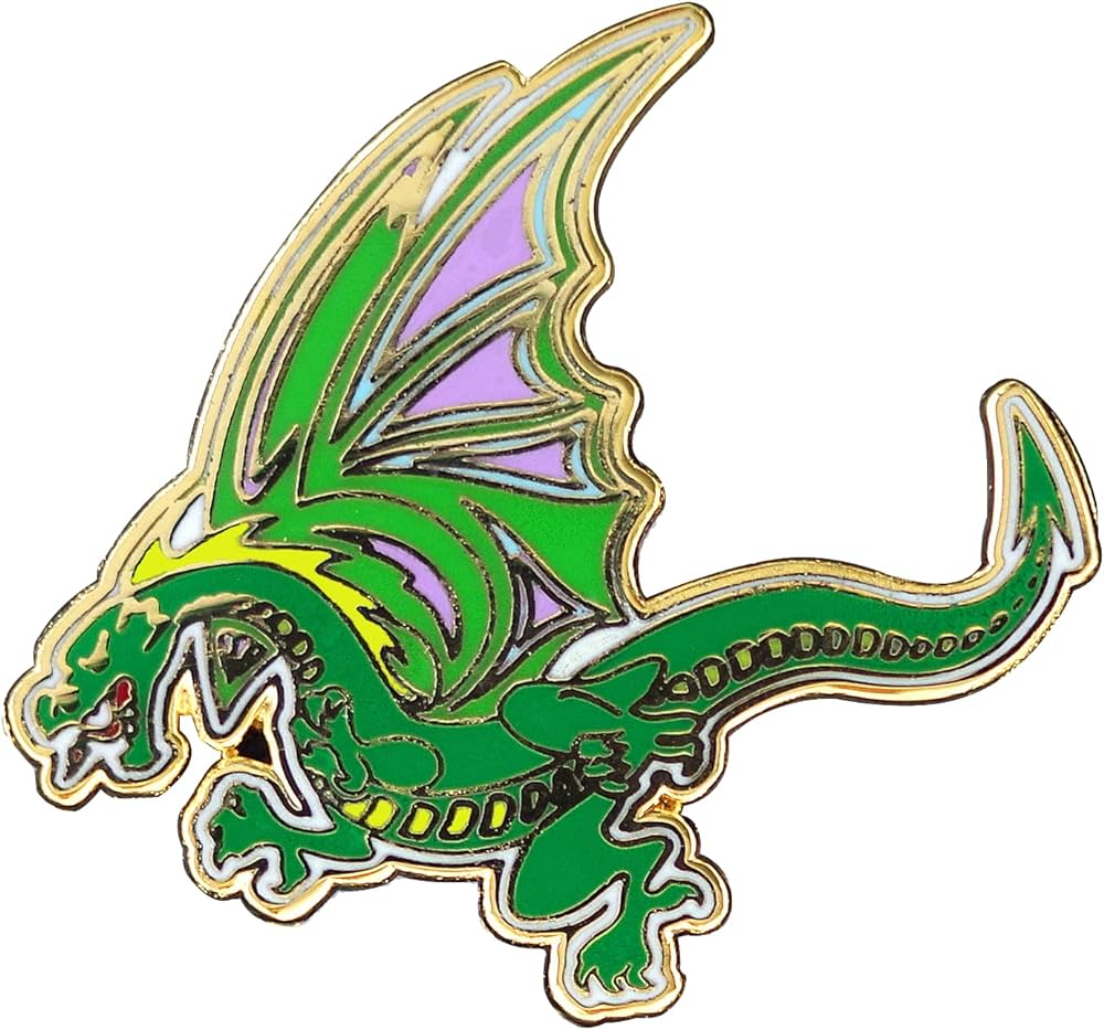 Enamel Pin Dragon MW-17619_42049542-ea05-4689-8a83-3a05f63c340d