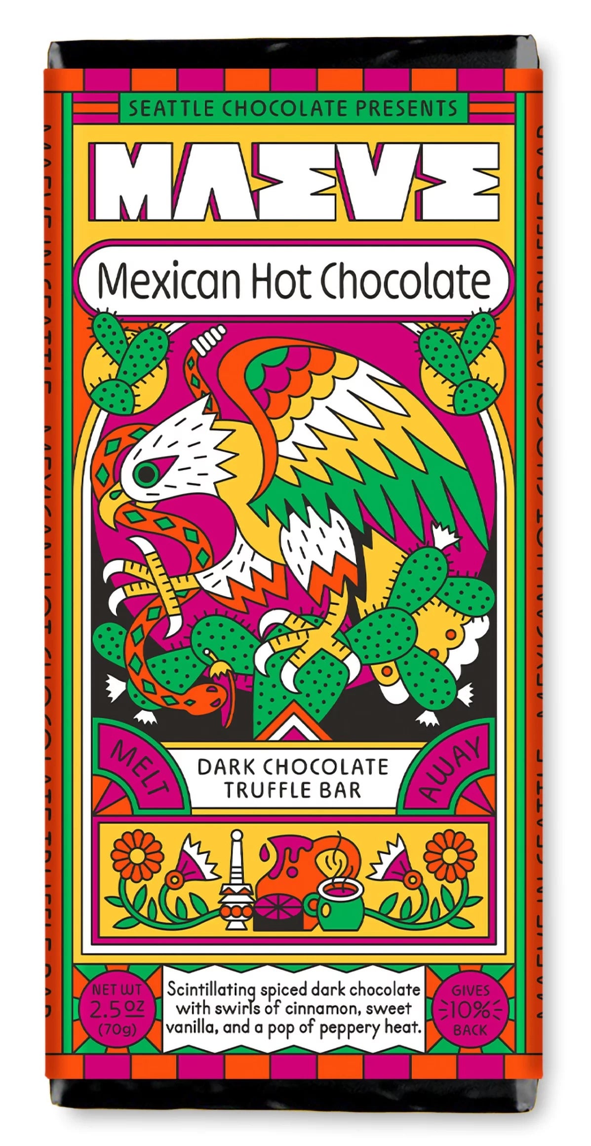 Maeve Mexican Hot Chocolate Truffle Bar - 2.5 oz MW-17625_9a155685-ba2c-48d0-8cf5-f7c344ae727c