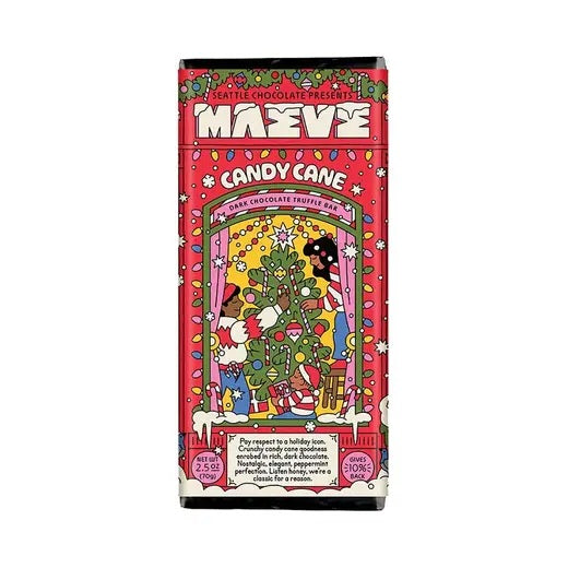 Maeve Candy Cane Truffle Bar - 2.5 oz MW-17628_760c7903-62b3-4901-9c3a-4588cff17fdf