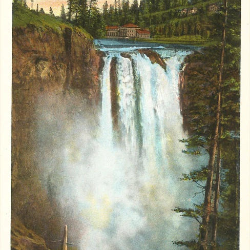 Postcard Snoqualmie Falls MW-17753